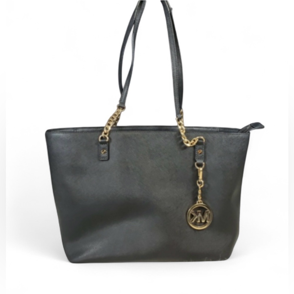 Michael Kors pebble black leather large Tote/shoulder bag